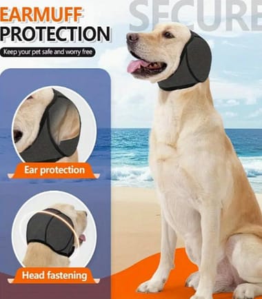 Orejeras antirruidos y de protección para perros-Talla S